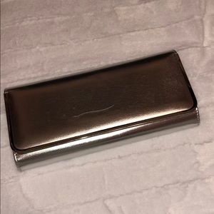 ALDO Silver Clutch